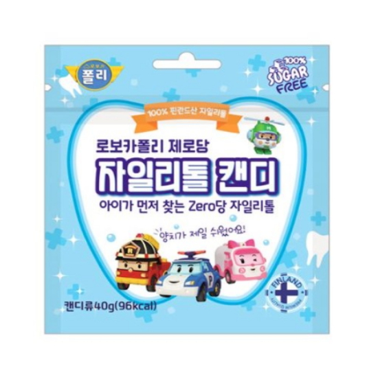 로보카폴리 제로당 자일리톨 캔디 40g (3개)_이미지