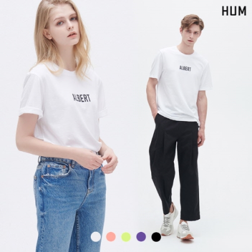 HUM 유니 콜라보 티 1 FHOMCTR701P 화이트 100