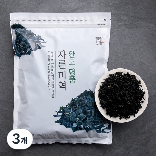 (주)주일 완도 명품 자른미역 500g (3개)