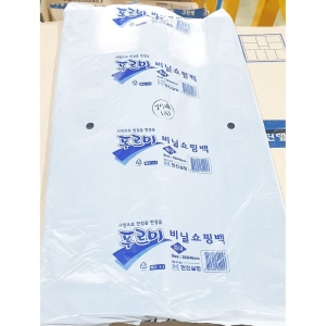 오너클랜 비닐봉투 손검정 두꺼운 특대 38 x46cm x10_이미지