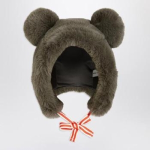 미니 Rodini Faux fur ear hat 2576510097PL/XL_MIRO-GR_636-48/50 Grey