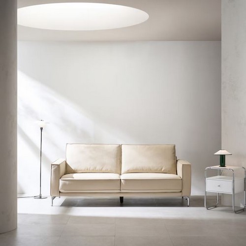 세계가구 그래비티 천연가죽 소파 3인용