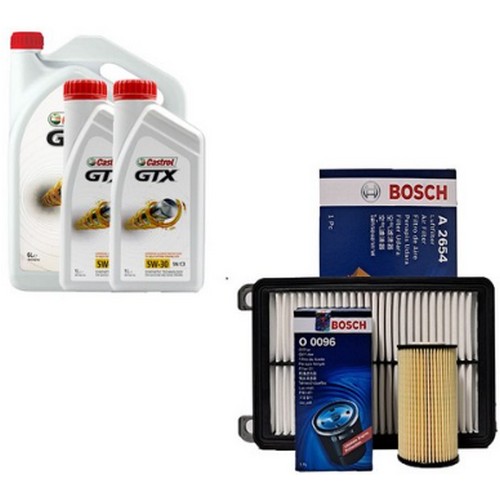 캐스트롤 GTX SP/C3 5W30 8L + 보쉬필터 현대 올뉴 투싼TL 2.0 디젤
