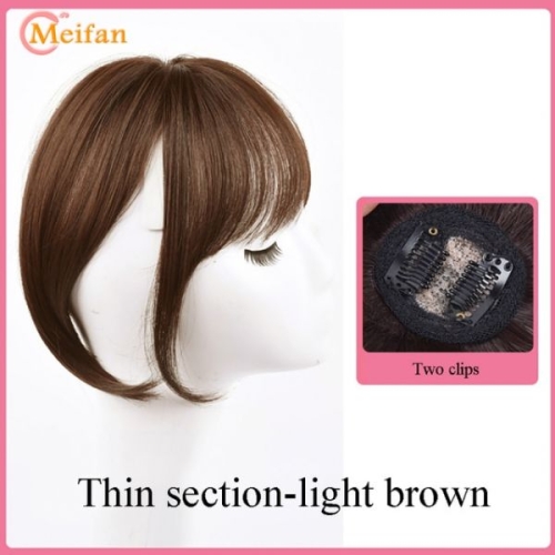 앞머리 가발 시스루 뱅 블랙 매치 레드 핑크 스 탑 헤어 피스 위드 에어 스 클립 인 bf04-4-30 공짜 선물_이미지