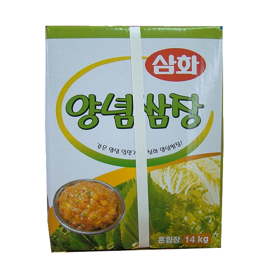 삼화식품 양념쌈장 14kg이미지입니다. 누르면 해당 게시물로 새창이동합니다.