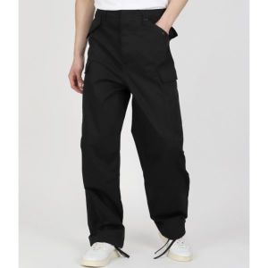 MSGM 개버딘 코튼 카고 팬츠 3640MP14X 247105 99