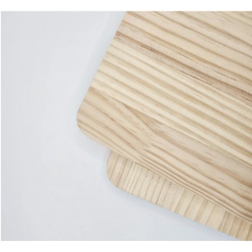 엘피우드 집성목 판재 라운딩 2면 18T (240 x 400mm)_이미지