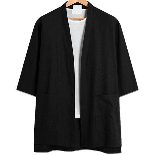 탑보이 유카타 오버핏 린넨 가디건 DO429