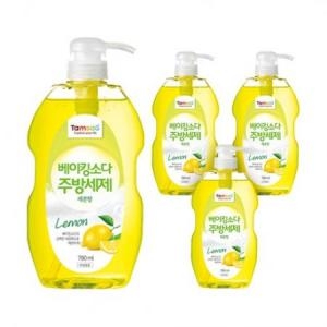 쿠팡 탐사 베이킹소다 주방세제 레몬향 780ml (4개)_이미지