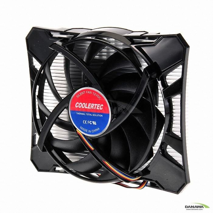 COOLERTEC CTV-SVC101 4pin Silent 블랙_이미지
