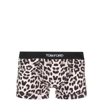 애니멀 프린트 스트레치 코튼 복서 브리프 T4LC31720 TP43170