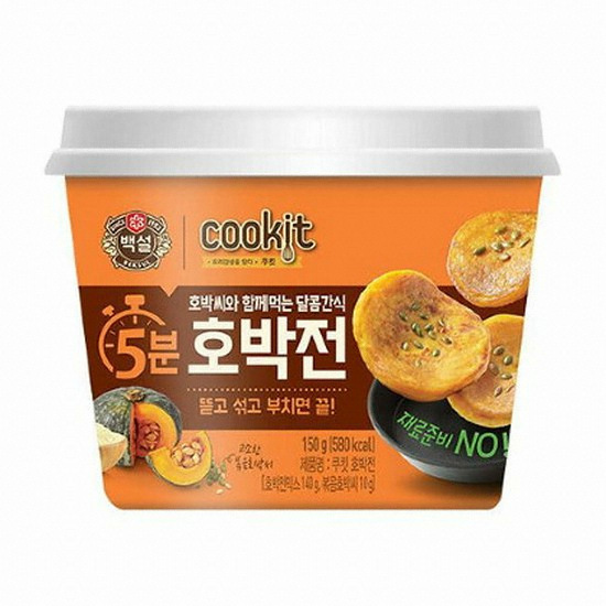 CJ제일제당 백설 쿠킷 호박전 150g (1개)_이미지