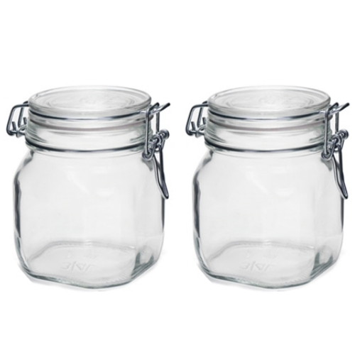 보르미올리 피도 투명 밀폐용기 750ml (2개)