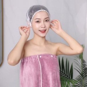 일회용 비닐 샤워캡 위생모자 헤어캡 DD-10221