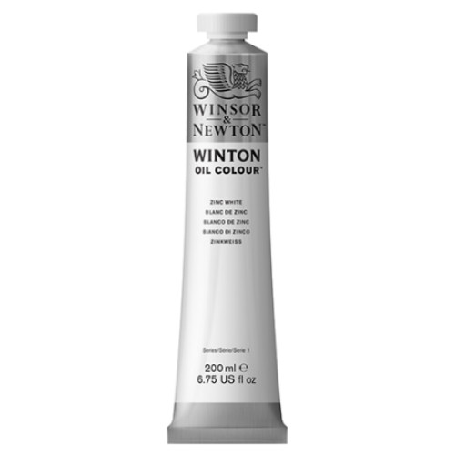 윈톤 유화물감 200ml 징크 화이트
