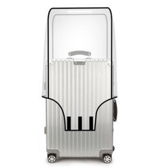 28인치 투명 캐리어 커버