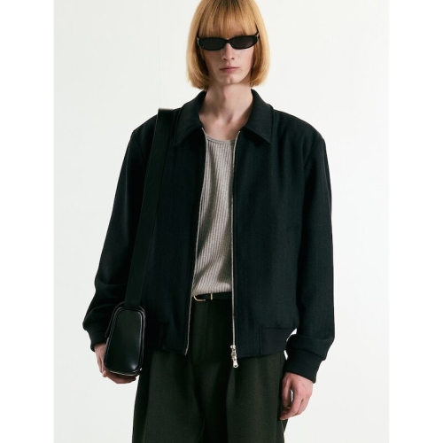 TNGT Wool Blend Stripe Jumper Dark Grey TNJU5F100CG_이미지