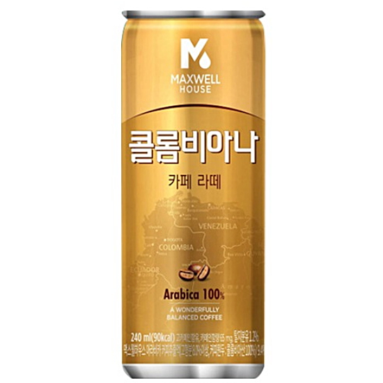 콜롬비아나 카페라떼 240ml