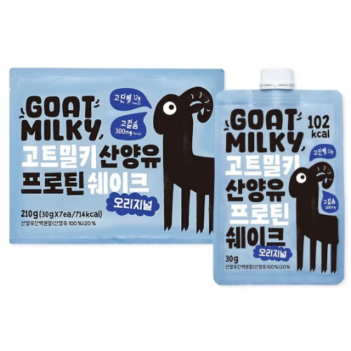 휴롬에프앤비 고트밀키 산양유 프로틴 쉐이크 오리지널 7포 (1개)