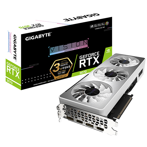 GIGABYTE 지포스 RTX 3070 VISION OC D6 8GB 제이씨현_이미지