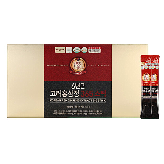네이처가든 정원삼 6년근 고려홍삼정 365스틱 10g 50포 (1개)