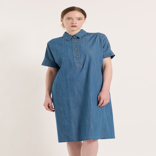 BCBG 25/여름 데님 원피스 B5M4O681