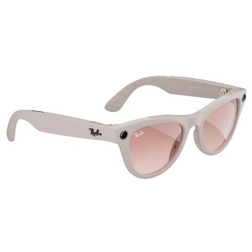 메타 레이벤 스카일러 32GB (샤이니 오프화이트 그레이/그래디언트 시나몬 핑크) (해외구매)_이미지