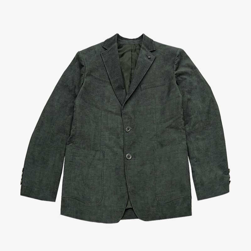 패션그룹형지 크로커다일 남성가을세퍼레이트몰스킨워싱슬림핏자켓 AAJK3110_이미지