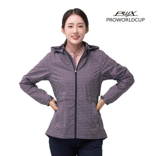 프로월드컵 프린트 안감 자켓 바람막이 아우터 Q323-2253-1NB