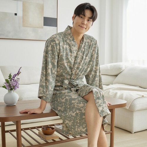 에스비아이이너웨어 바풀 CA3M68615 남성가운 큐디시 나이트 로브가운