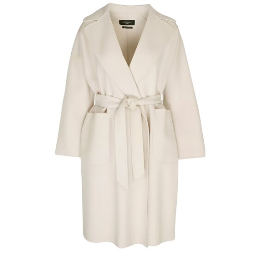  로보 ROVO 벨티드 울 코트 카멜 2350160339 016