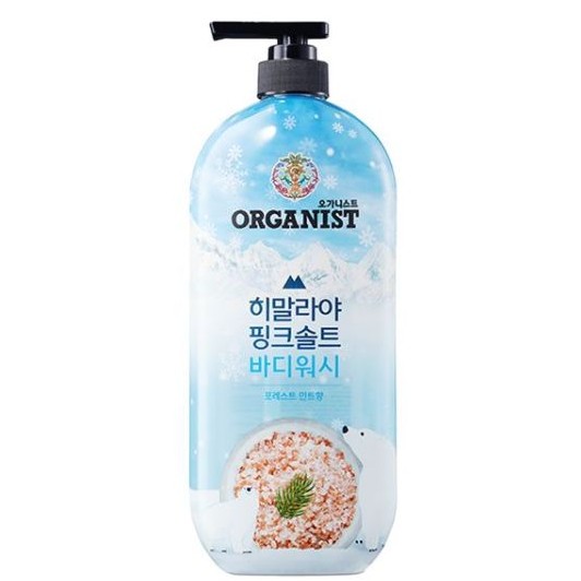 LG생활건강 오가니스트 히말라야 핑크솔트 바디워시 포레스트 민트 900ml (3개)_이미지
