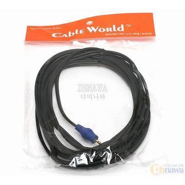 CableWorld 1Stereo-2RCA (M/M) 오디오 케이블 (10m)_이미지