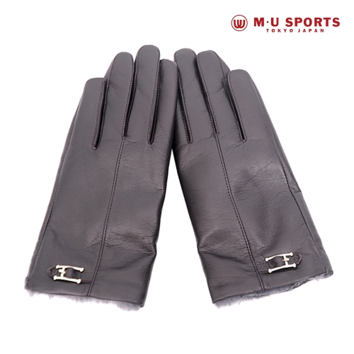 [불명] MU SPORTS 센터폴더벨트 스마트터치 여성 가죽장갑 MK-41408_이미지