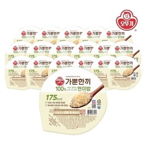 오뚜기 가뿐한끼 100% 현미로 지은 부드러운 현미밥 130_이미지