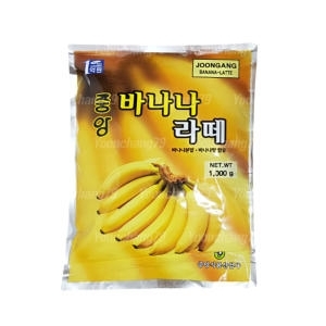 중앙 바나나라떼 900g 자판기 믹스 딸기 분말 파우더