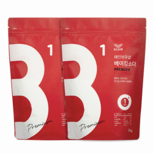 성신상사 레인보우샵 ㅤ베이킹소다 프리미엄 2kg (2개)_이미지