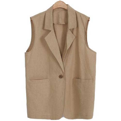 카라 린넨 베스트 RVT002