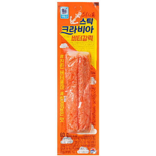사조대림 대림선 스틱 크라비아 버터갈릭 60g (4개)_이미지