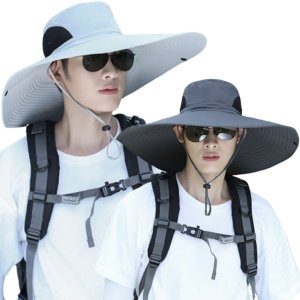 [불명] 빅사이즈 남자 여름 모자 햇빛 자외선 가리개 사파리