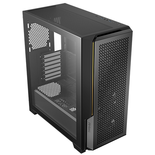 Antec P20C METAL MESH 강화유리 (Black)_이미지