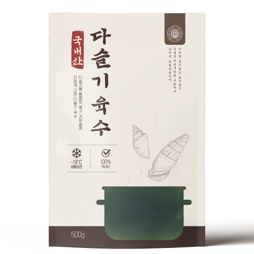 자연나라 국내산 다슬기육수 1kg 500g 2팩 자연산 다슬기 올갱이_이미지