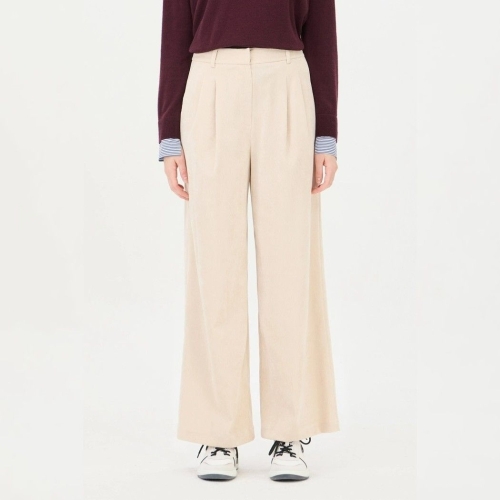 SISLEY 캐슈넛 코듀로이 투턱 와이드 팬츠 SAPTC1561