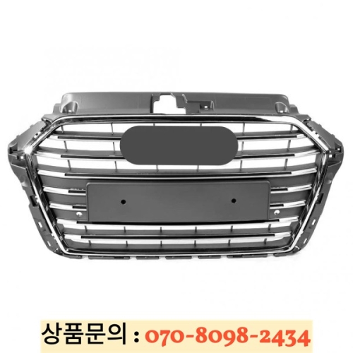 아우디 A3 8V S-Line S3 2017-2020용 자동차 프론트 범퍼 카나드 립 트림 스포일러 스플리터 하단 가드_이미지