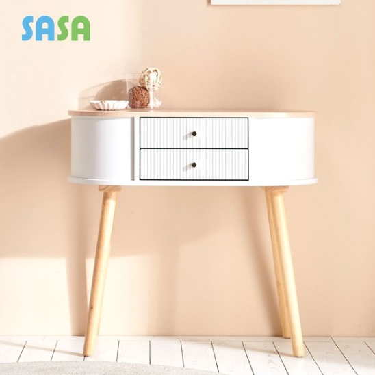 사사가구 르블랑쉬 템바보드 화장대 테이블 800 (거울미포함)