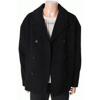 테이트 오버사이즈 모직 피 <b>코트</b> KABW0-MCH040