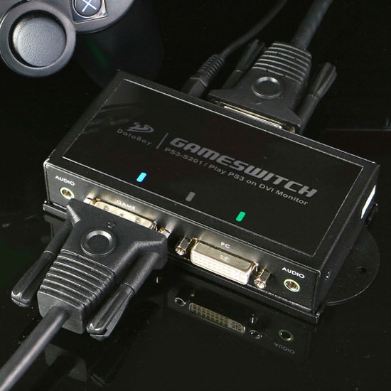 DataBay 게임스위치 업그레이드 버전 (PS3/ 시그마컴/ GAMESWITCH/ HDCP, HDMI to DVI 컨버터)