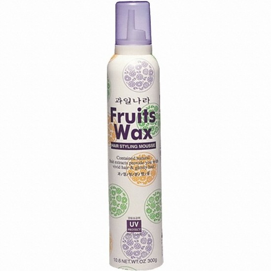 웰코스 과일나라 후르츠 왁스 헤어 스타일링 무스 300g (2개)