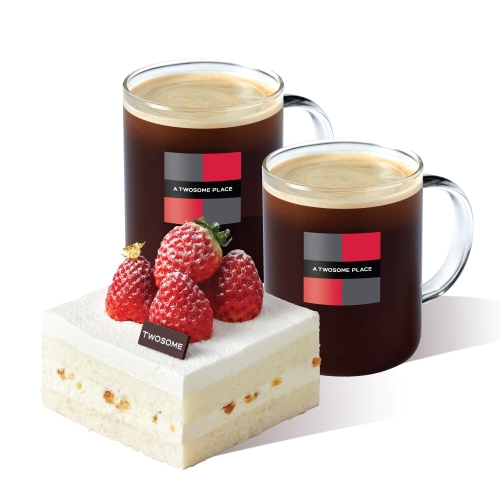 투썸플레이스 투썸플레이스 떠먹는 화이트 스초생 + 아메리카노 R 2잔