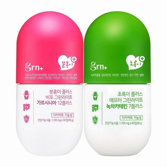 GRN 시즌2 분홍이 플러스 90정 +초록이 플러스 60정 (1개)